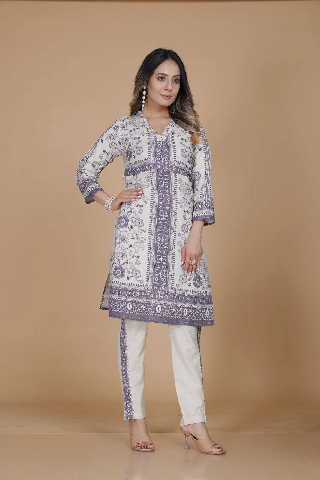Aishani Cotton Flex Ladies Top Pant Co Ord Wholesale Price In Surat